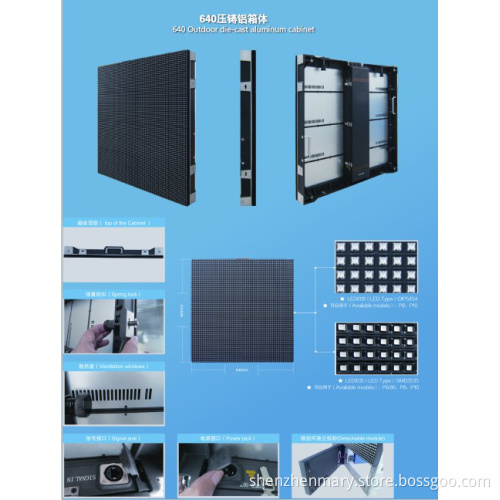 640 Outdoor Die-Cast Aluminum Cabinet